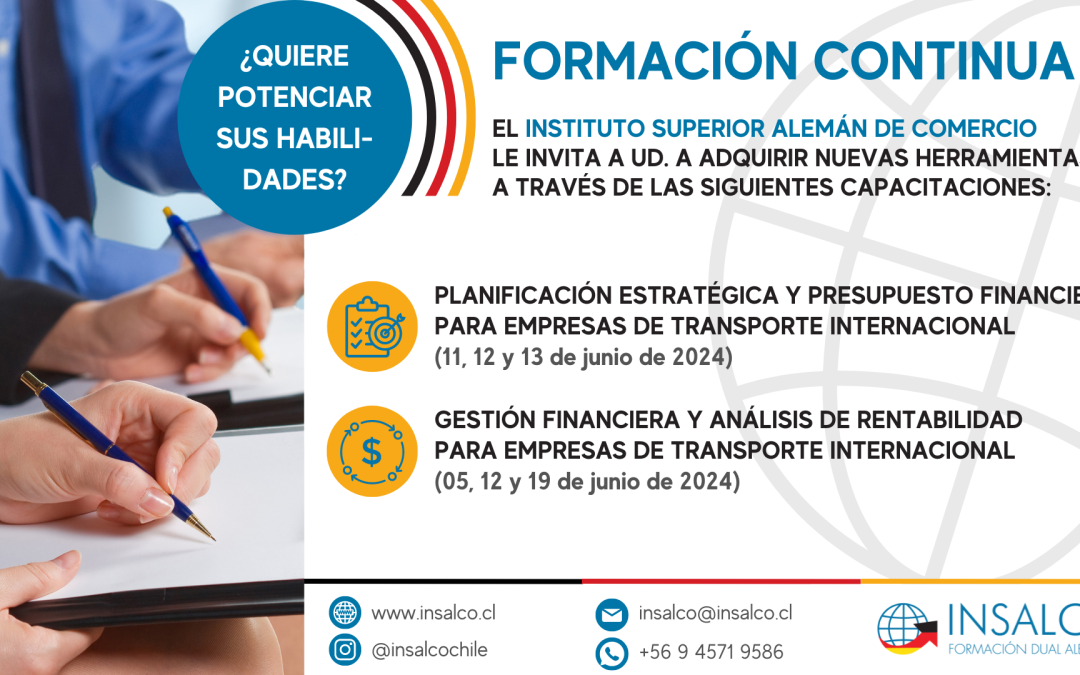 ¡Participe de nuestras capacitaciones de Formación Continua 2024!